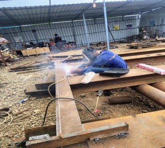 Heavy industrial fabrication