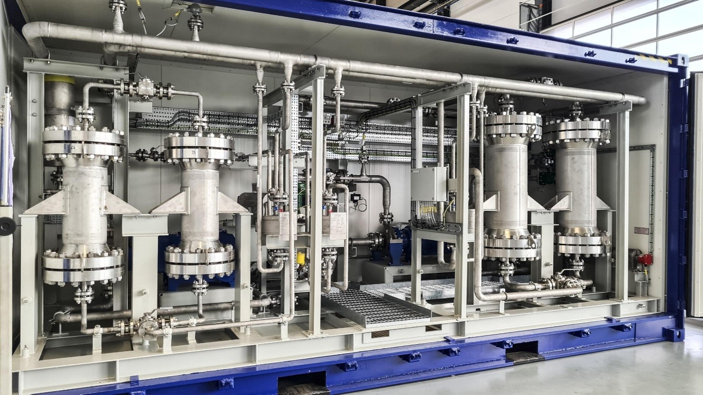 Hydrogen generator skid